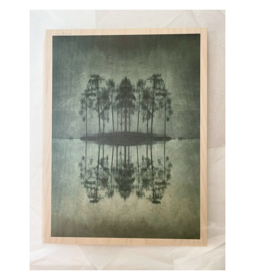 Print on wood - Mirror Island